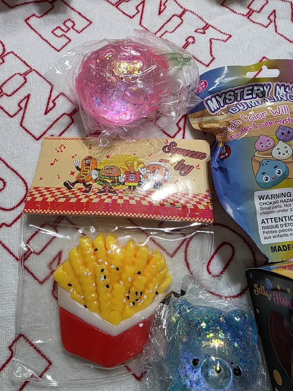Bundle Of 7 Viral Squishy Toys